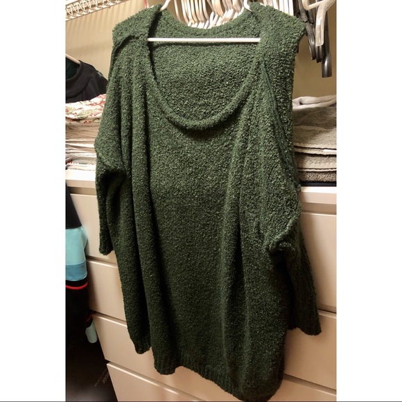 New Dark Green Sweater Dress - Picture 1 of 1